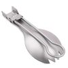 Складная ловилка титановая T-Gear Titanium Folding Spork, изображение 4
