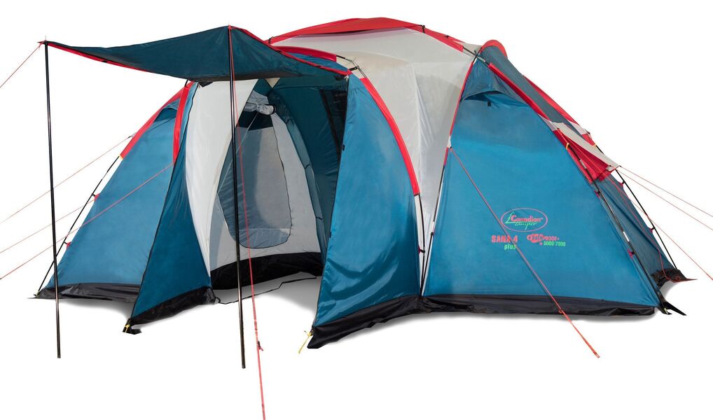 Палатка Canadian Camper Sana 4 Plus royal, Название цвета: Royal Plus, Размер: 4800х2300х2100, Количество мест: 4, Страна-производитель: КИТАЙ, изображение 2