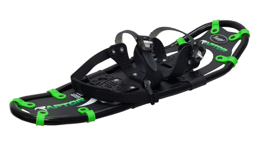 Снегоступы Canadian Camper RAPTOR R925 22,9х63,5, Название цвета: Черный / Зеленый, Товаров в упаковке, шт: 2, Размер: 22,9х63,5 см, Страна-производитель: КИТАЙ, изображение 6