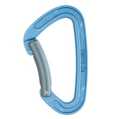 Карабин «Oxygen» Vento с гнутой защелкой keylock, цвет синий, Название цвета: Синий