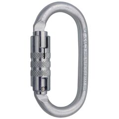 Карабин Oval PRO 3LOCK CAMP, стальной с автоматической муфтой