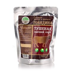 Готовое блюдо "Говядина тушеная (тушенка) высший сорт" (Кронидов) Коробка 12шт*325гр, 3,9кг