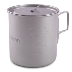 Кружкa с крышкой титановая T-Gear Titanium Mug With Lid 700, Объем, л: 0.7, Варианты:  , Страна-производитель: КИТАЙ