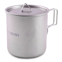 Кружкa с крышкой титановая T-Gear Titanium Mug With Lid 500, Объем, л: 0.5, Варианты:  , Страна-производитель: КИТАЙ