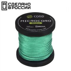 Микрокорд CORD катушка 30м, нейлон (emerald green), Название цвета: Светло-зеленый, Товаров в упаковке, шт: 1, Варианты:  , Страна-производитель: РОССИЯ