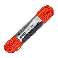 Паракорд 550 Cord 30м световозвращающий (neon orange), Название цвета: Neon Orange, Товаров в упаковке, шт: 1, Страна-производитель: РОССИЯ