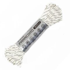 Паракорд 550 Cord 30м световозвращающий (white), Название цвета: White, Товаров в упаковке, шт: 1, Страна-производитель: РОССИЯ