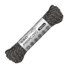 Паракорд 550 CORD nylon 30м RUS световозвращающий (graphite), Название цвета: Темно-серый, Товаров в упаковке, шт: 1, Варианты:  , Страна-производитель: РОССИЯ