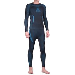 Термобелье комплект UTO Outdoor Bamboo Carbon Thermal 943106 Синее/Черное XXL, Название цвета: Синий /Черный, Товаров в упаковке, шт: 1, Размер: XXL, Страна-производитель: КИТАЙ