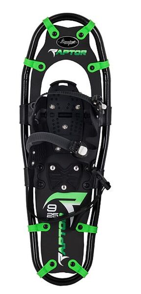 Снегоступы Canadian Camper RAPTOR R925 22,9х63,5, Название цвета: Черный / Зеленый, Товаров в упаковке, шт: 2, Размер: 22,9х63,5 см, Страна-производитель: КИТАЙ, изображение 4