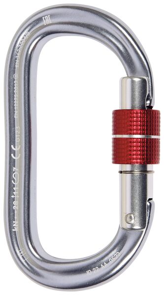 Карабин альпинистский CAMP Oval XL Lock, Blue, алюминиевый сплав, Название цвета: Голубой, Страна-производитель: КИТАЙ, изображение 3