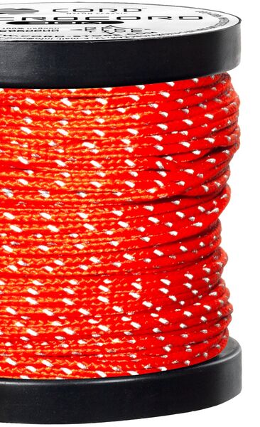 Микрокорд CORD катушка 10м светоотражающий (neon orange), Название цвета: Оранжевый, Товаров в упаковке, шт: 1, Варианты:  , Страна-производитель: РОССИЯ, изображение 2