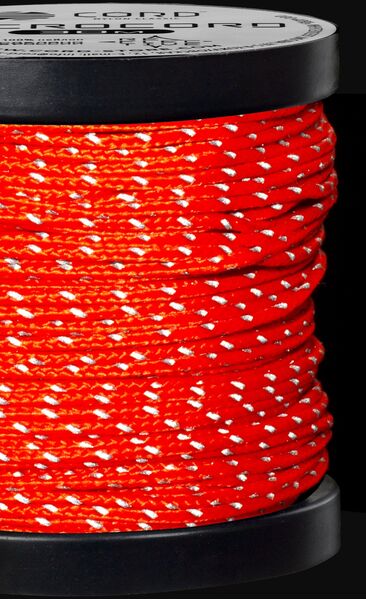 Микрокорд CORD катушка 10м светоотражающий (neon orange), Название цвета: Оранжевый, Товаров в упаковке, шт: 1, Варианты:  , Страна-производитель: РОССИЯ, изображение 3