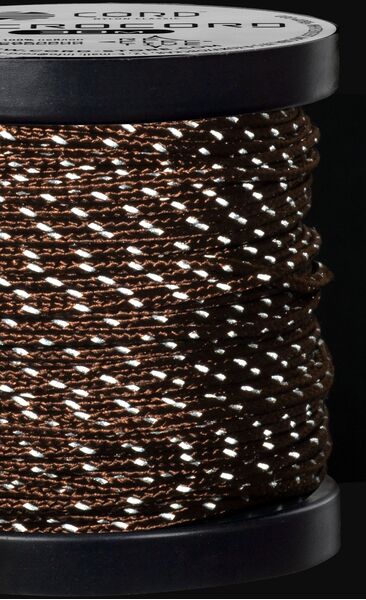 Микрокорд CORD катушка 10м светоотражающий (brown), Название цвета: Коричневый, Товаров в упаковке, шт: 1, Варианты:  , Страна-производитель: РОССИЯ, изображение 3