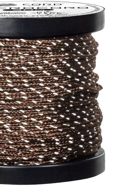 Микрокорд CORD катушка 10м светоотражающий (brown), Название цвета: Коричневый, Товаров в упаковке, шт: 1, Варианты:  , Страна-производитель: РОССИЯ, изображение 2