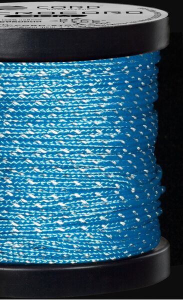 Микрокорд CORD катушка 10м светоотражающий (carolina blue), Название цвета: Голубой, Товаров в упаковке, шт: 1, Варианты:  , Страна-производитель: РОССИЯ, изображение 2