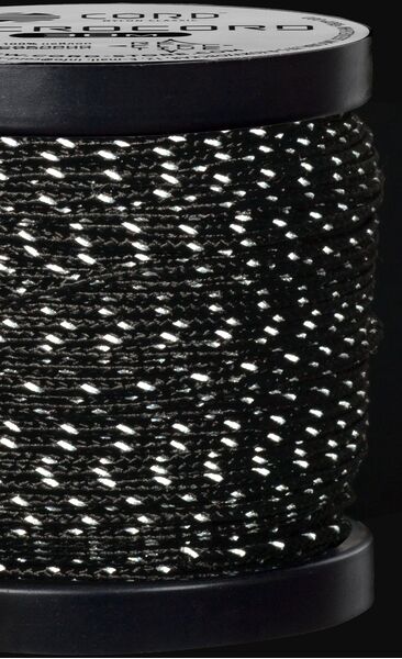 Микрокорд CORD катушка 30м светоотражающий (black), Название цвета: Черный, Товаров в упаковке, шт: 1, Варианты:  , Страна-производитель: РОССИЯ, изображение 3