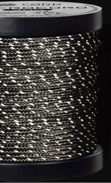 Микрокорд CORD катушка 30м светоотражающий (graphite), Название цвета: Темно-серый, Товаров в упаковке, шт: 1, Варианты:  , Страна-производитель: РОССИЯ, изображение 2