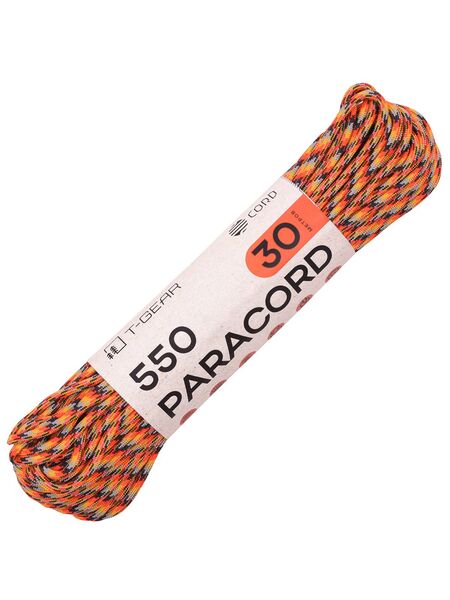 Паракорд 550 T-Gear x CORD nylon 30м (Motley X), Название цвета: Motley X, Страна-производитель: РОССИЯ, изображение 2