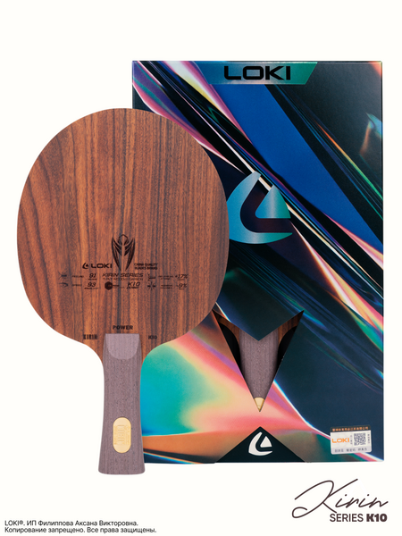Основание ракетки для настольного тенниса LOKI Kirin K10, изображение 6