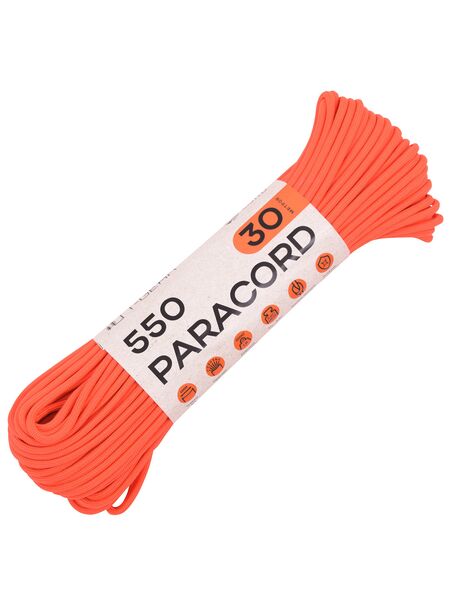 Паракорд 550 T-Gear x CORD nylon 30м (Neon Orange), Название цвета: Neon Orange, Страна-производитель: РОССИЯ, изображение 2