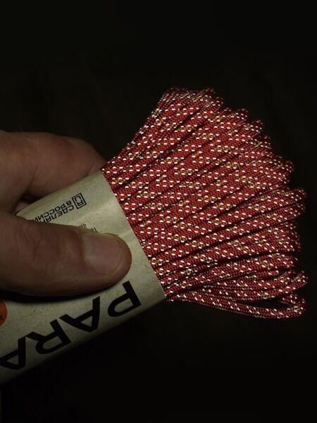 Паракорд 550 T-Gear x CORD nylon 30м световозвращающий (Red'n'Stripes), Название цвета: Red'n'Stripes, Страна-производитель: РОССИЯ, изображение 4