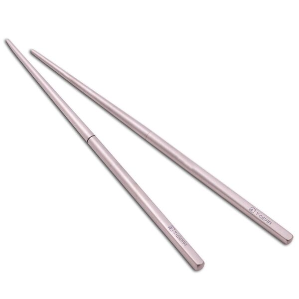 Палочки складные титановые T-Gear Titanium Folding Сhopsticks, изображение 2