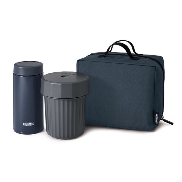 Ланч-набор THERMOS JEC-1000 NVY, 0,8 л, темно-синий, Название цвета: Темно-синий, Страна-производитель: КИТАЙ