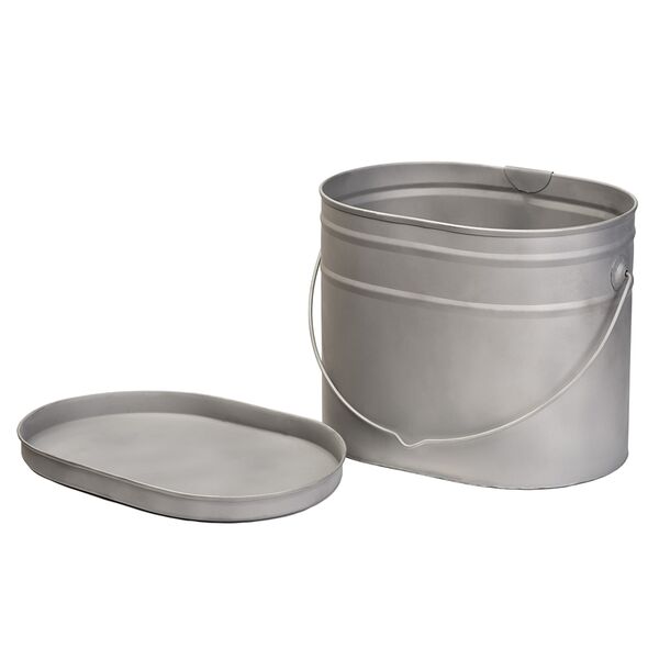 Котелок низкий 5,0 л. (титан) с крышкой (Роза ветров), изображение 3