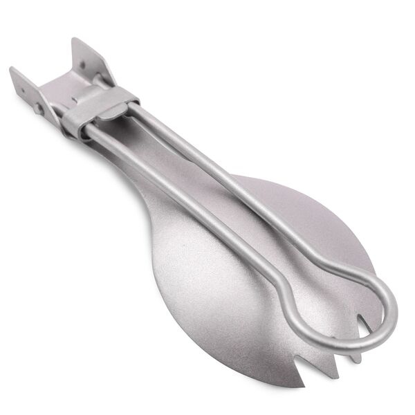 Складная ловилка титановая T-Gear Titanium Folding Spork, изображение 4