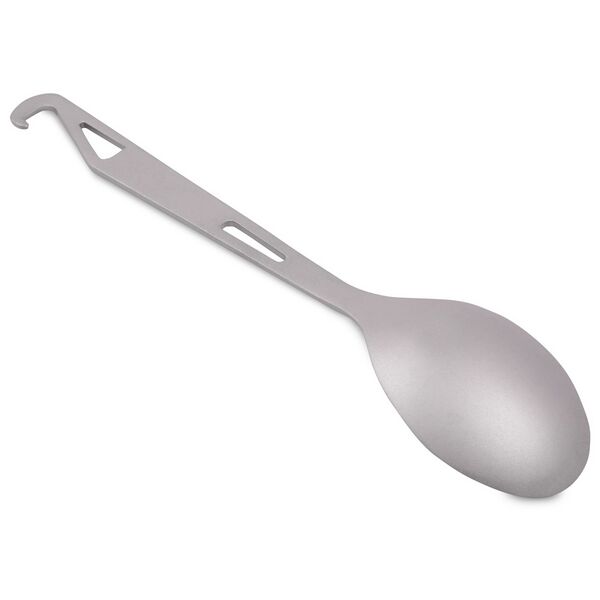 Ложка с крючком титановая T-Gear Titanium Hooked Spoon Matt, изображение 2