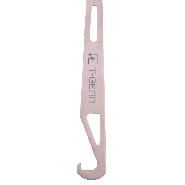 Ложка с крючком титановая T-Gear Titanium Hooked Spoon Matt, изображение 4