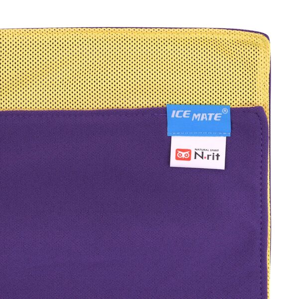 N-Rit охлаждающее полотенце IceMate Cool Towel Double 20*100 пурпурный-желтый, Название цвета: Пурпурный / Желтый, Товаров в упаковке, шт: 1, Размер: 20*100, Варианты:  , Страна-производитель: ЮЖНАЯ КОРЕЯ, изображение 2