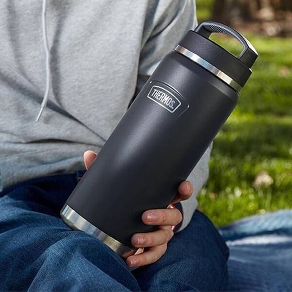 Термос из нерж. стали тм THERMOS IS212GT 1.2L, Название цвета: Черный, Товаров в упаковке, шт: 1, Объем, л: 1.2, Варианты:  , Страна-производитель: КИТАЙ, изображение 9