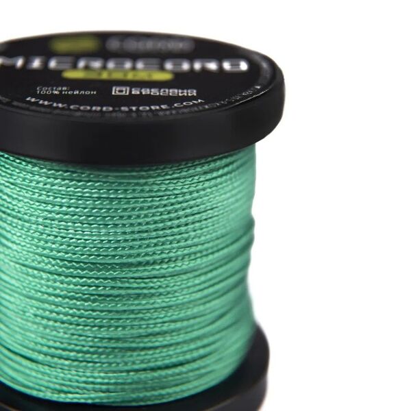 Микрокорд CORD катушка 30м, нейлон (emerald green), Название цвета: Светло-зеленый, Товаров в упаковке, шт: 1, Варианты:  , Страна-производитель: РОССИЯ, изображение 2