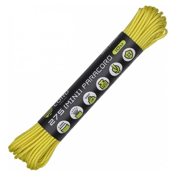 Паракорд 275 CORD 10м (lemon), Название цвета: Lemon, Товаров в упаковке, шт: 1