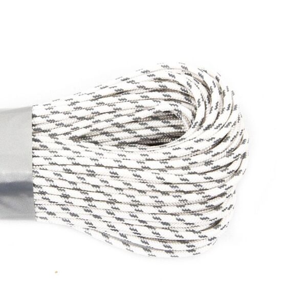 Паракорд 275 CORD 10м световозвращающий (white), Название цвета: White, Товаров в упаковке, шт: 1, Страна-производитель: РОССИЯ, изображение 3