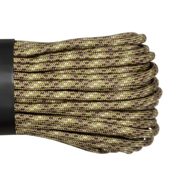 Паракорд 275 (мини) CORD nylon 30м RUS (desert), Название цвета: Коричневый / Бежевый / Салатовый, Товаров в упаковке, шт: 1, Варианты:  , Страна-производитель: РОССИЯ, изображение 2