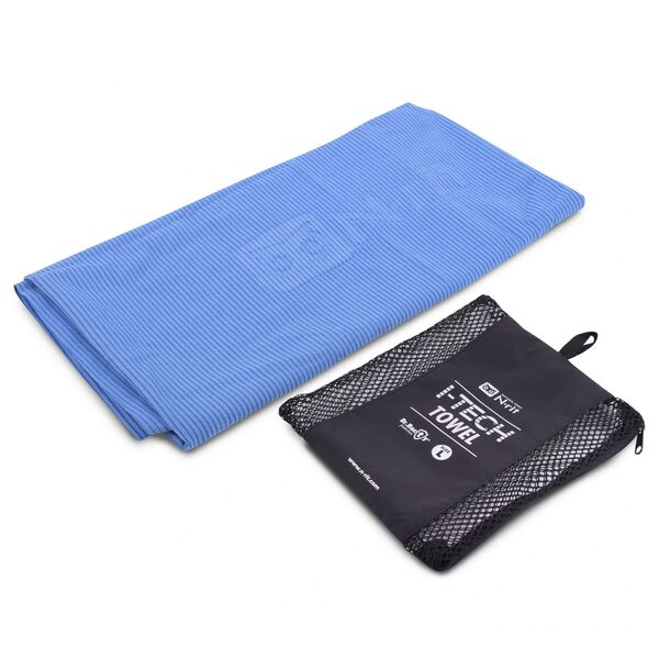 N-Rit полотенце I-Tech Towel 60x120 рL Синие, Название цвета: Светло-синий, Товаров в упаковке, шт: 1, Размер: L, Варианты:  , Страна-производитель: Корея, изображение 2