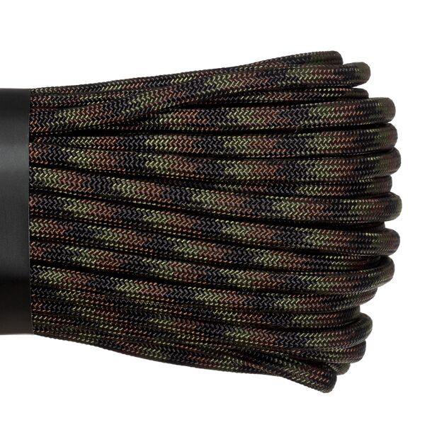 Паракорд 550 CORD nylon 30м RUS (woodland), Название цвета: Черный / Зеленый / Коричневый, Товаров в упаковке, шт: 1, Варианты:  , Страна-производитель: РОССИЯ, изображение 2