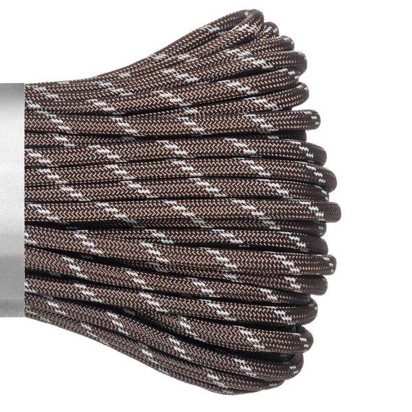 Паракорд 550 CORD nylon 30м RUS световозвращающий (brown), Название цвета: Коричневый, Товаров в упаковке, шт: 1, Варианты:  , Страна-производитель: РОССИЯ, изображение 2