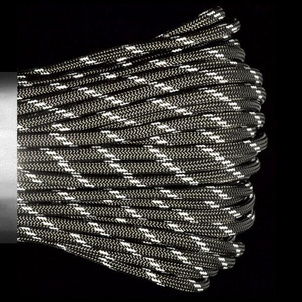 Паракорд 550 CORD nylon 30м RUS световозвращающий (graphite), Название цвета: Темно-серый, Товаров в упаковке, шт: 1, Варианты:  , Страна-производитель: РОССИЯ, изображение 4