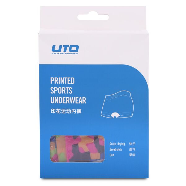 Трусы UTO Printed Sports Boxer 922103 Green L, Название цвета: Green, Товаров в упаковке, шт: 1, Размер: L, Страна-производитель: КИТАЙ, изображение 3