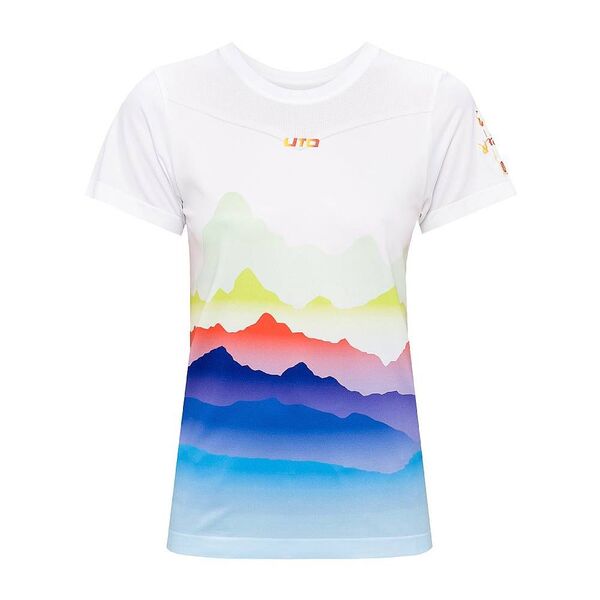 Термофутболка UTO Printed SS W's 934209 Горы, MIX COLOR L, Название цвета: Горы MIX COLOR, Товаров в упаковке, шт: 1, Размер: L, Вырез горловины: Круглый, Страна-производитель: КИТАЙ