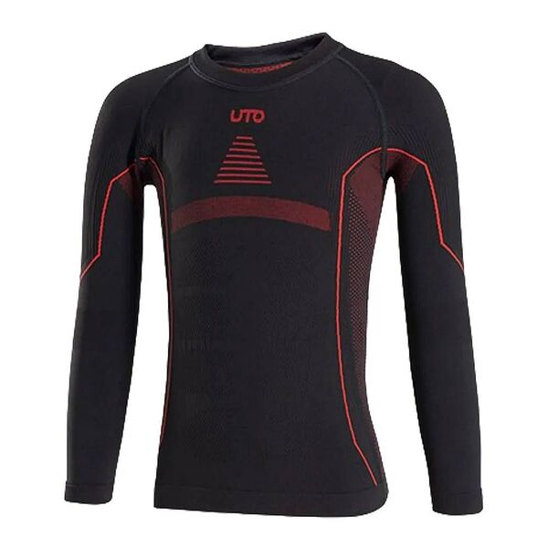 Термобелье детское комплект UTO Children's Sports Bamboo Charcoal Black and Red, Название цвета: Black and Red, Товаров в упаковке, шт: 1, Размер: 130, Вырез горловины: Круглый, Страна-производитель: ЮЖНАЯ КОРЕЯ, Рост: 130, изображение 2