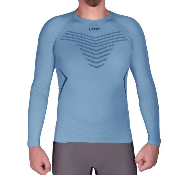 Термофутболка UTO Compress Long Sleeve 926102 Голубой (Haze Blue) XL, Название цвета: Голубой (Haze Blue), Размер: XL, Страна-производитель: КИТАЙ