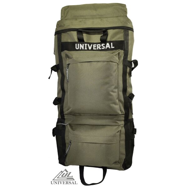 Рюкзак Universal Турист, 55л, непромокаемое дно, каркас, хаки