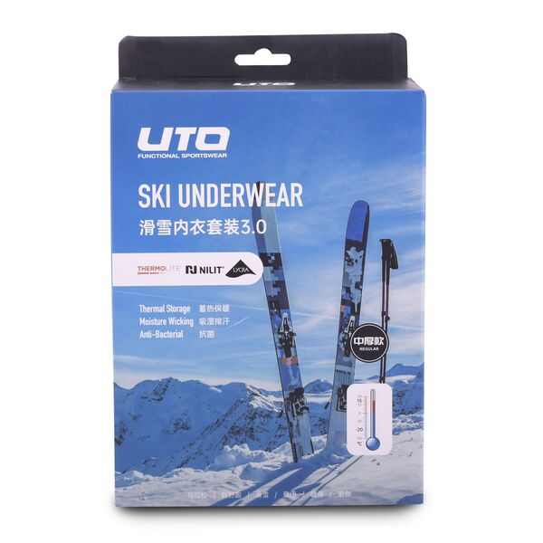 Термобелье UTO комплект Ski 3.0 ThermoLite Nilit W's 923203 Pink/Blue S, Название цвета: Pink / Blue, Товаров в упаковке, шт: 1, Размер: S, Вырез горловины: Круглый, Страна-производитель: КИТАЙ, изображение 12