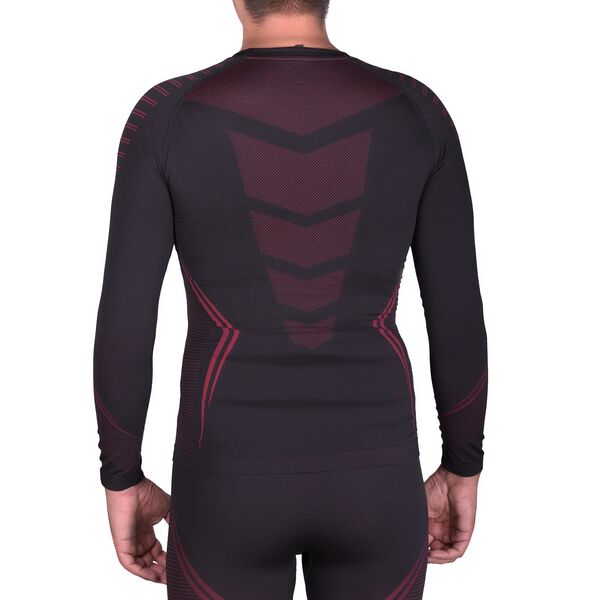 Термобелье UTO комплект Sports 2.0 Bamboo Charcoal 993104 Black/Red M, Название цвета: Черно-красный, Товаров в упаковке, шт: 1, Размер: M, Вырез горловины: Круглый, Страна-производитель: КИТАЙ, изображение 5