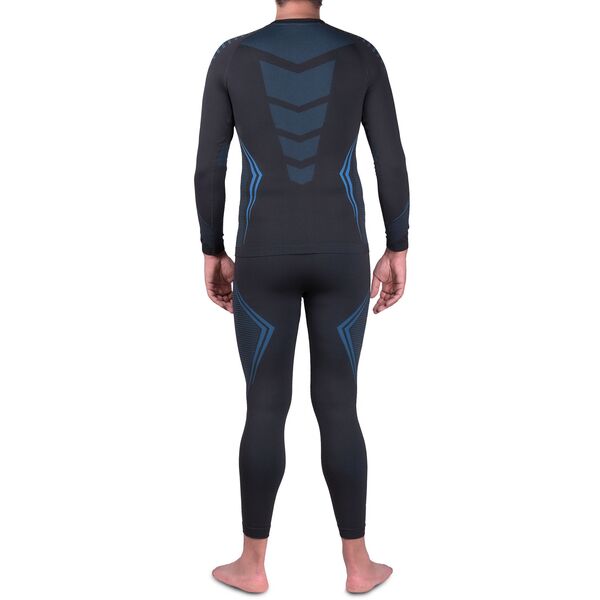 Термобелье UTO комплект Sports 2.0 Bamboo Charcoal 993104 Black/Blue XL, Название цвета: Черно-синий, Товаров в упаковке, шт: 1, Размер: XL, Вырез горловины: Круглый, Страна-производитель: КИТАЙ, изображение 2